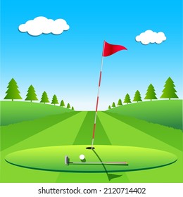 The art of putting pictures of golf courses to make them look cool and unusual.
