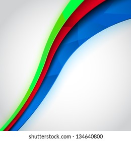 art rainbow abstract vector background. Version 3.