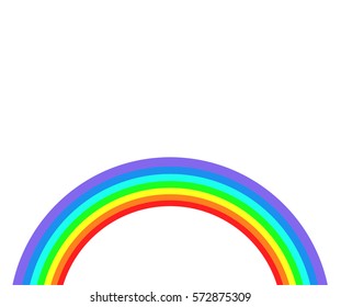 Art rainbow frame abstract vector background 