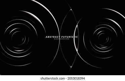 Art Raindrop, Circle - Background Abstract Design Art Circle Elements Technology. Abstract Futuristic Background, Abstract Art Wallpaper. Vector Illustration.