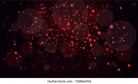art red bokeh