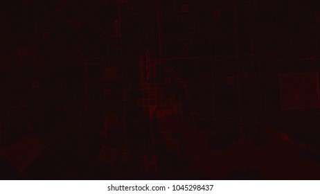 art red map city