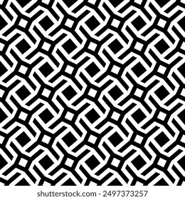 Arte de repetir patrones decorativos. Líneas geométricas Patrón sin fisuras de gráficas de Vector imprimibles.