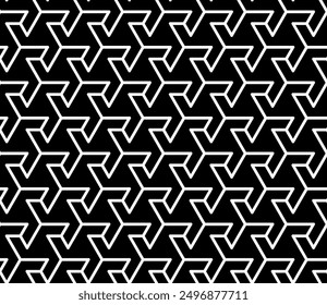 Art of Repeating Futuristic patterns. Geometric shapes Seamless pattern of printable vector.