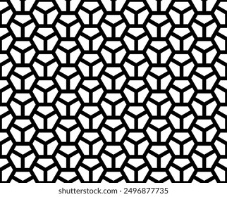 Art of Repeating Futuristic patterns. Geometric shapes Seamless pattern of printable vector.