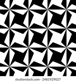 Art of Repeating Geometric pattern. Shape repeated optical illusion patterns of printable vector
