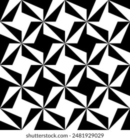 Art of Repeating Geometric pattern. Shape repeated optical illusion patterns of printable vector