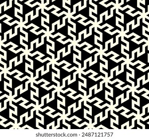 Art of Repeating Geometric pattern. Tangram Shapes repeated patterns wallpaper of printable vector.