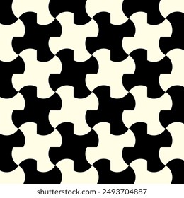 Kunst der Wiederholung geometrischer Muster. Futuristische Linien Nahtloses Muster der druckbaren Vektorgrafik.
