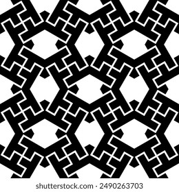 Art of Repeating pattern. Geometric Shapes Seamless patterns background of printable vector.