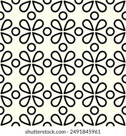 Arte de repetir el patrón. Formas geométricas Patrones sin fisuras de fondo de Vector imprimible.