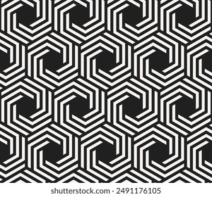 Art of Repeating patterns. Geometric Shapes Seamless pattern background of printable vector.