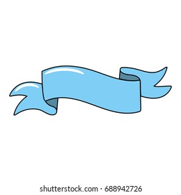 art ribbon decoration design element