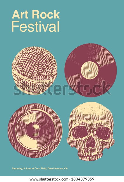 Art Rock Festival
Gig Poster Flyer Template