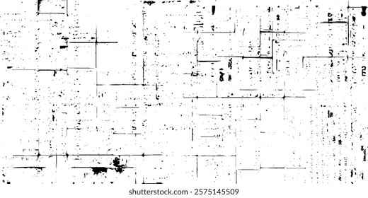 Art rough stylized texture banner, wallpaper. Backdrop with spots, cracks, dots, chips print or design
