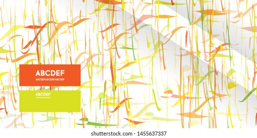 Art scenic vector abstract background. paper texture splashes paint summer autumn color