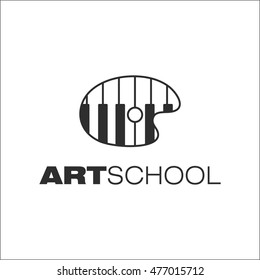 Art school template for logo