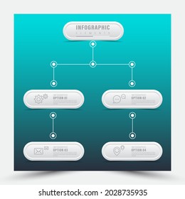 diseño de vector de ilustración infografías e iconos de la línea de tiempo