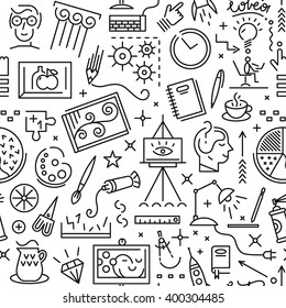arte ciência - fundo perfeito com ícones