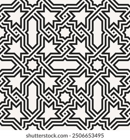 Kunst des nahtlosen künstlerischen Musters. Modernes geometrisches Design Wiederholte Muster druckbarer Vektorgrafiken.