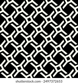 Kunst der nahtlosen dekorativen Muster. Geometrische Formen Wiederholtes Muster druckbarer Vektorgrafiken.