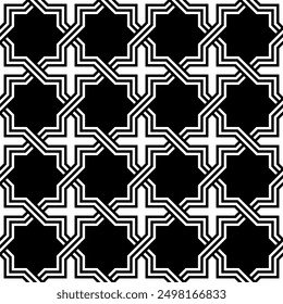 Art of Seamless decorative patterns. Geometric shapes Repeating pattern of printable vector graphic.