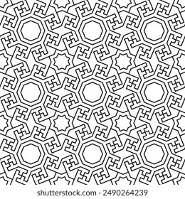 Kunst der nahtlosen geometrischen Muster. Künstlerische Formen Wiederholende Muster Hintergrund der druckbaren Vektorgrafik.