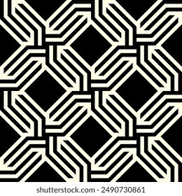 Arte de patrones geométricos sin costuras. Formas de plantilla Fondo de patrón de repetición de Vector imprimible.