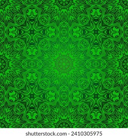 Art seamless ornamental lace pattern. Mandala pattern. Vector.