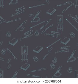 Art seamless pattern.