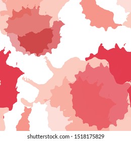 Art seamless pattern. Brush strokes on white background. Abstract seamless pattern. Universal bright background for greeting cards, invitations. Wallpaper. Texture. Wrapping.
