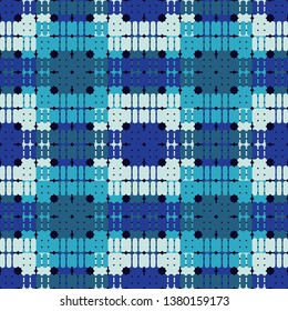 Art seamless pattern. Cage. Multicolored. Simple design. Vector geometric background. Can be used for social media, posters, email, print, ads designs.