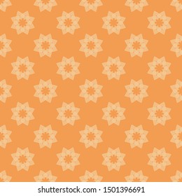 Art seamless pattern. Christmas snowflakes. Multicolored. Simple design. Vector geometric background. Can be used for social media, posters, email, print, ads designs.