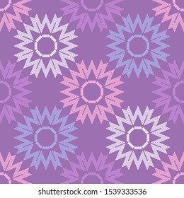 Art seamless pattern. Christmas snowflakes. Vector geometric background. Can be used for social media, posters, email, print, ads designs.
