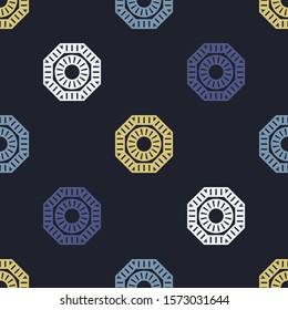 Art seamless pattern. Christmas snowflakes. Vector geometric background. Can be used for social media, posters, email, print, ads designs.