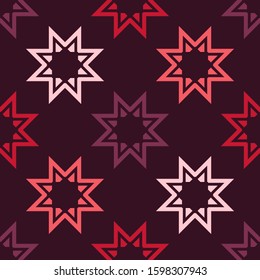 Art seamless pattern. Christmas snowflakes. Vector geometric background. Can be used for social media, posters, email, print, ads designs.