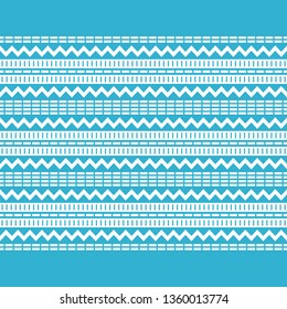 Art seamless pattern. Color - blue. Simple design. Vector geometric background. Can be used for social media, posters, email, print, ads designs.
