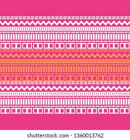 Art seamless pattern. Color - dark red, yellow. Simple design. Vector geometric background. Can be used for social media, posters, email, print, ads designs.