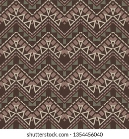 Art seamless pattern. Color - gray, brown. Simple design. Vector geometric background. Can be used for social media, posters, email, print, ads designs.