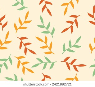 art seamless pattern design with natural style