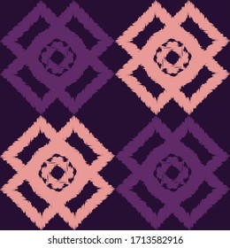 Art seamless pattern. Ethnic design. Folk motif. Vector geometric background. Can be used for social media, posters, email, print, ads designs.
