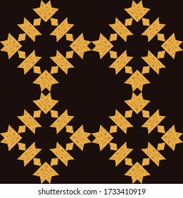 El arte es un patrón impecable. Diseño étnico. Motivo popular. Fondo geométrico vectorial. Se puede usar para medios sociales, afiches, correo electrónico, impresos, diseños de anuncios.