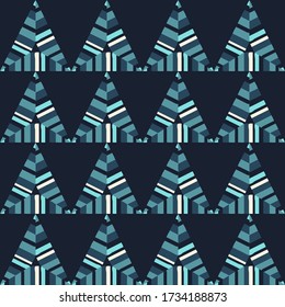 El arte es un patrón impecable. Diseño étnico. Motivo popular. Fondo geométrico vectorial. Se puede usar para medios sociales, afiches, correo electrónico, impresos, diseños de anuncios.