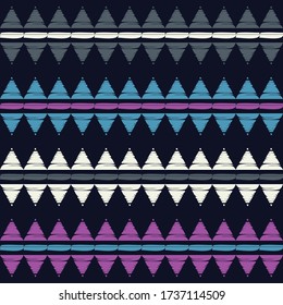El arte es un patrón impecable. Diseño étnico. Motivo popular. Fondo geométrico vectorial. Se puede usar para medios sociales, afiches, correo electrónico, impresos, diseños de anuncios.