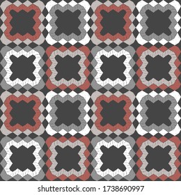 Art seamless pattern. Ethnic design. Folk motif. Vector geometric background. Can be used for social media, posters, email, print, ads designs.