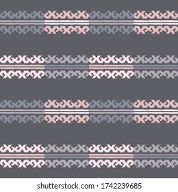 Art seamless pattern. Ethnic design. Folk motif. Vector geometric background. Can be used for social media, posters, email, print, ads designs.