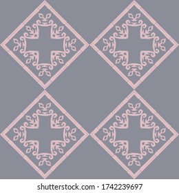 Art seamless pattern. Ethnic design. Folk motif. Vector geometric background. Can be used for social media, posters, email, print, ads designs.