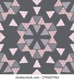 Art seamless pattern. Ethnic design. Folk motif. Vector geometric background. Can be used for social media, posters, email, print, ads designs.