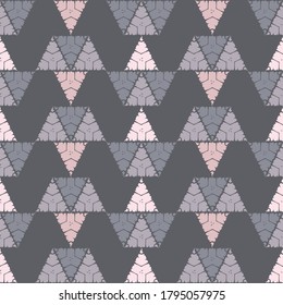 Art seamless pattern. Ethnic design. Folk motif. Vector geometric background. Can be used for social media, posters, email, print, ads designs.