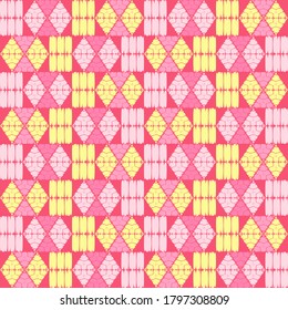 Art seamless pattern. Ethnic design. Folk motif. Vector geometric background. Can be used for social media, posters, email, print, ads designs.